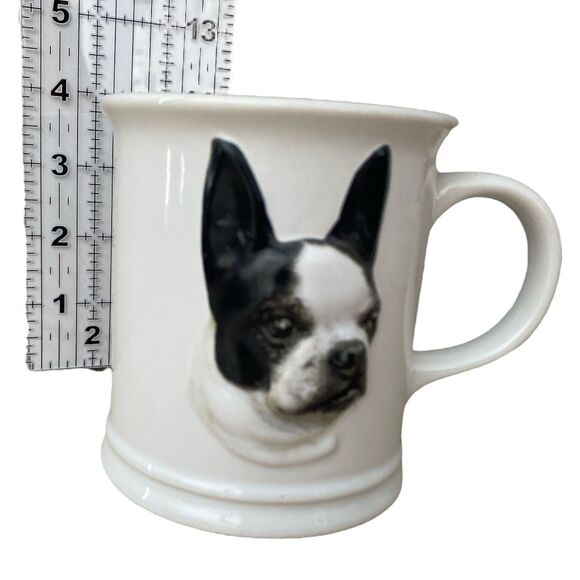 Boston Terrier 3D Coffee Mug XPRES Best Friend Originals 2002 Barbara Augello - Picture 4 of 6
